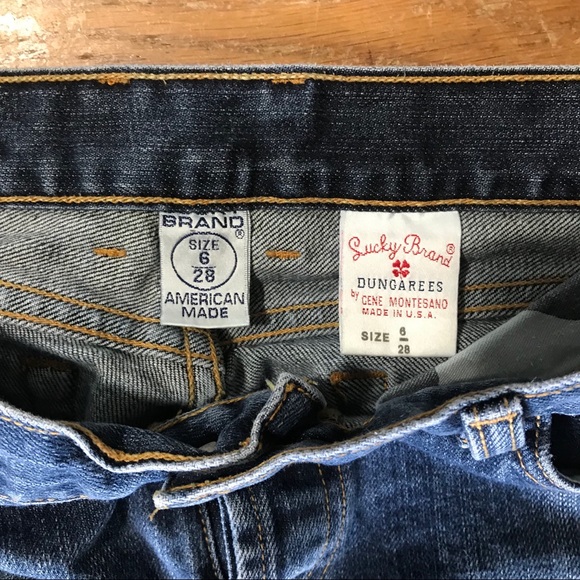 Lucky Brand Dungarees Jeans Women’s 6 28 Buttonfly - Picture 4 of 6